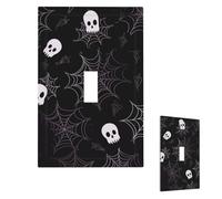 Placca decorativa da parete 1 gang copri interruttori della luce di medie dimensioni 12,7 x 7,6 cm coperture per prese elettriche piastre da parete gotiche per prese elettriche Copertura per