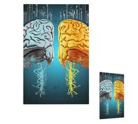 Placca decorativa da parete 1 gang copri interruttori della luce di medie dimensioni 12,7 x 7,6 cm coperture per prese elettriche Funzioni cerebrali sinistra e destra Piastre da parete per prese
