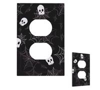 Placca decorativa da parete 1 gang copri interruttori della luce di medie dimensioni 12,7 x 7,6 cm coperture per prese elettriche piastre da parete gotiche per prese elettriche Copertura per