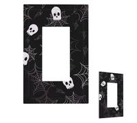 Placca decorativa da parete 1 gang copri interruttori della luce di medie dimensioni 12,7 x 7,6 cm coperture per prese elettriche piastre da parete gotiche per prese elettriche Copertura per