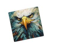 Placca decorativa da parete con 2 moduli Duplex Wall Plate Art Eagle Edge Outlet Cover per interruttore della luce Placca decorativa da parete 12,7 x 7,6 cm Termoplastica Standard Size Style Q
