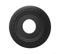Placca decorativa da soffitto in poliuretano nero, 30 cm, per lampada a sospensione, moderna per la casa