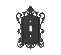 Placca decorativa gotica per interruttori, dimensioni standard, adatta alla maggior parte degli Stati Uniti per interruttori a levetta e a bilanciere, piastra da parete decorativa per camera da letto