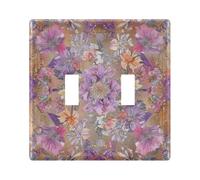 Placca decorativa per interruttore 2 dimensioni standard copri interruttore della luce piastra da parete infrangibile policarbonato Thermopl 11,4 cm H x 16,2 cm L per decoratore interruttore presa