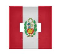 Placca decorativa per interruttore della luce 2 dimensioni standard copri interruttore della luce piastra da parete infrangibile policarbonato Thermopl 11,4 cm H x 16,2 cm L per decoratore presa