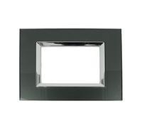 Placca Deluxe in vetro lucido - Compatibile con Vimar Arke