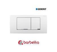 PLACCA DI COMANDO 2 TASTI TWINLINE30 BIANCO/CROMATO/BIANCO RICAMBIO GEBERIT 115.