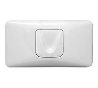 PLACCA DI COMANDO 37051 MONO TASTO BIANCA