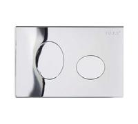 Placca di Comando Cromata ECO Ellisse PUCCI per Risciacquo a due Quantità Cod. 80130552