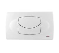 Placca di comando doppio pulsante modello Duo Biblio 2006 bianca KARIBA