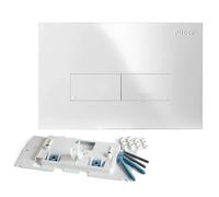 Placca di comando doppio pulsante modello Eco 33 bianca CASSETTE PUCCI