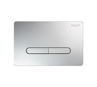 Placca di Comando ECO Linea Tratto SATINATA Per Risciacquo (2 PULSANTI) Cod. 80130579