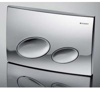Placca di comando Geberit con doppio pulsante modello: BETA25 115.784.21.1 cromo