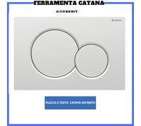 placca di comando geberit sigma 01 nera argento ricambi cassetta incasso esterna