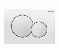 Placca di Comando Geberit Sigma 01 Per Cassette Incasso Doppio Pulsante Bianco Cod. 115.770.11.5