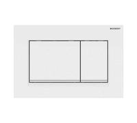 Placca di comando Geberit Sigma30 bianco lucido con inserto bianco opaco