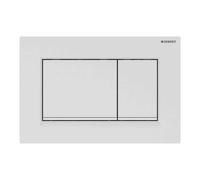Placca di comando Geberit Sigma30 bianco opaco con inserto bianco lucido
