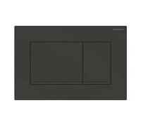 Placca di comando Geberit Sigma30 nero opaco con inserto nero lucido