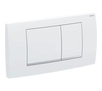 Piastra attuatore Geberit Twinline30, per risciacquo doppio, 115.899., Colorazione: bianco / cromo lucido cromato - 115.899.KJ.1