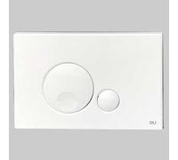 PLACCA DI COMANDO GLOBE DOPPIO TASTO SATINATA Ricambi Cassette Oli