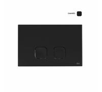 Placca di comando Oli Nera in ABS Soft-touch per cassette incasso cod. 070829