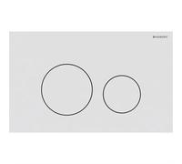 Placca di Comando Sigma 40 2 Tasti Rotondi Geberit Bianco Opaco