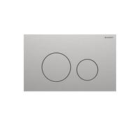 Placca di Comando Sigma 40 2 Tasti Rotondi Geberit Spazzolato