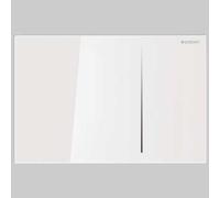 PLACCA DI COMANDO SIGMA70 IN VETRO DOPPIO TASTO NERA