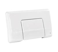 Placca di comando singolo pulsante modello Diamante bianca OLI