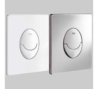 PLACCA DI COMANDO SKATE AIR DOPPIO TASTO BIANCA Cassette Incasso Placche Grohe