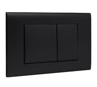 Placca di Comando WC,Compatibile con Geberit Sigma Gamma, UP300 e UP320, silenzioso, durevole e risparmiatore d'acqua, dimensioni 246x164 mm | Opaco（nero）