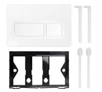 Placca Di Comando WC per Geberit, Compatibile Geberit Sigma 01, UP300 & UP320 Pannello Frontale Del Cassetta WC, Placca WC per Doppio Scarico per Geberit Cassetta Scarico Incasso WC