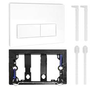 Placca Di Comando WC per Geberit, Compatibile Geberit Sigma 01, UP300 & UP320 Pannello Frontale Del Cassetta WC, Placca WC per Doppio Scarico per Geberit Cassetta Scarico Incasso WC