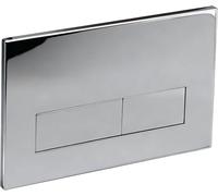 Placca di Comando WC per Geberit Sigma Serie, elettroPlaccato | Placca di Comando a Doppio Tasto, Durevole e a Risparmio Idrico, 246x164 mm