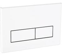 Placca di Comando WC per Geberit Sigma01 20 30, Bianco | Placca di comando a Doppio tasto, Durevole e a risparmio idrico, 246x164 mm