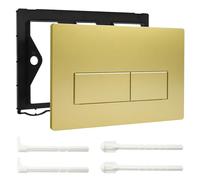 Placca di comando WC, piastra di scarico a doppio scarico compatibile con GEBERIT SIGMA01/20/21/30 UP300/320, placca di ricambio 115.770.11.5, dimensioni 243×163mm, oro