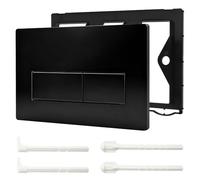 Placca di comando WC, piastra di scarico a doppio scarico compatibile con GEBERIT SIGMA01 UP300/320, placca di ricambio 115.770.11.5, nero