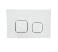Placca di Comando WC,Placca di Comando a Doppio Pulsante,Dimensioni 245×162 mm,Adatto alla maggior parte dei WC,Completa di Set di Leve di Scarico e Telaio di Montaggio (C)