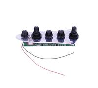 Placca di controllo per chitarra elettrica, per basso, con cablaggio tono e volume, 15,3 x 7 cm