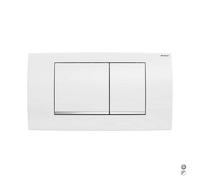 PLACCA DI COPERTURA 2 TASTI PER CASSETTA 110700 NEW Placca Bianca prof Cromo sa