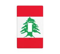 Placca di copertura per interruttore della luce con stampa bandiera del Libano, copertura della piastra a parete a levetta, dimensioni standard 11,4 x 7 cm