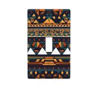 Placca di copertura per interruttore della luce con stampa etnica africana, copertura per piastra da parete, dimensioni standard 11,4 x 7 cm