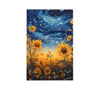 Placca di copertura per interruttore della luce del cielo stellato con girasole, piastra decorativa da parete, facile da installare, copertura per casa, ufficio, cucina, appartamento