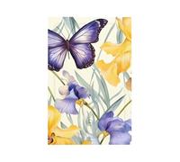 Placca di copertura per interruttore della luce della luce di Irises, decorazione floreale da parete, facile da installare, copertura per presa di corrente per casa, ufficio, cucina, appartamento