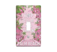 Placca di copertura per interruttore della luce singolo, palme, edifici tropicali casual in vaso, piante in vaso, pesca estiva, in plastica, dimensioni standard, per interruttore da parete, accessori