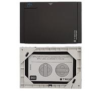 Placca di copertura valvola Acqua Teco B03 Multicolore by HYDRO HOME (NERO OPACO SOFT TOUCH)