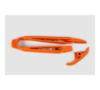 Placca Di Forcellone + Pad per Catena UFO Arancione KTM per