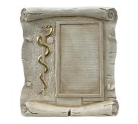 Placca di giuramento di Ippocrate - Artigianale da parete in gesso duro fatto a mano - Artigianato greco autentico - Decorazione medica del dottore Ippocrate