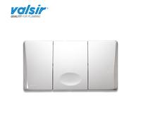 Placca di ricambio bianco lucido singolo scarico per Valsir Medusa