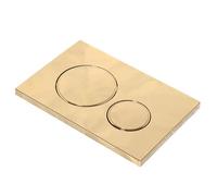 Placca di scarico doppia for WC compatibile con Sigma20 Placca di scarico doppia in oro bianco opaco 115.882 Plastica for la casa 24,6 * 16,4 * 1,2 mm(Color:Matt Gold)